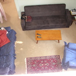 God looking down our lounge