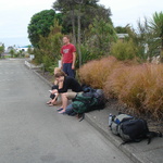Waiting for the Bus, Nelson Airport