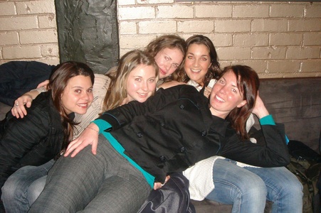 The girls, lounging at Hope Bro's The girls, lounging at Hope Bro's