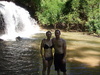 After a refreshing swim in one of the many water-holes on the trek.