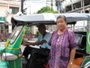 Our happy (we think) tuk tuk drivers.