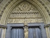 The doorway to Westminister Abbey.