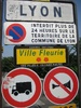 Lyon - the city of flowers.  Horns not allowed.