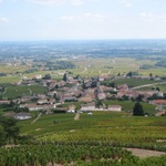 Fleurie from above.