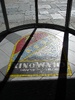 The welcome mosaic at the tourist office