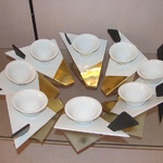 Now that is a tea set! Bet your grandma doesn't have one of those sets