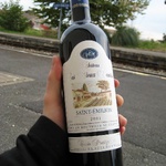 proof we had a bottle from Saint Emilion