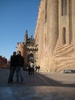 The happy couple in Albi's main Square