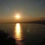 The sunset was worth the walk up