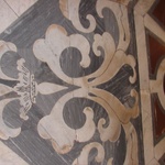 Marble floors on the inside