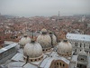 Top of San Marco and Venice in the background