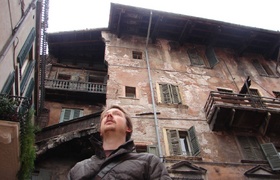 Italy: Rain in Verona, splash of Milan