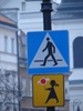 Warsaw: Walk across the road with a lolly pop?