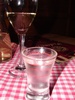 Warsaw: Vodka and wine before dinner 
