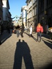 Krakow: Two lone travelers 