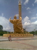 Huge golden candle in Ubon Ratchathani. Off exploring the town now. And eat!