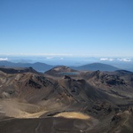 The vistas from the top were incredible. Lake Taupo in the background, Blue Lake in front of that.
