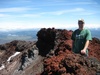 Paul, next to the crater on top of Ngauruhoe