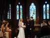 Saying their vows, Josh I can't hear!