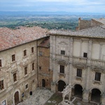 A square in Montepulciano