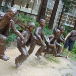 Puddle jumpers, not sure what Tom is doing?