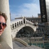 The bridge leading to the Venetian