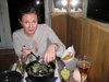 After Tom pops the big question, we celebrate with Moules et Frites - avec Champagne et Bier at 