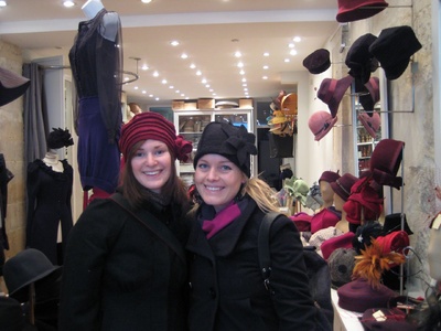 Hat shop and our new hats! Parisian style Hat shop and our new hats! Parisian style