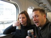 The beer and train!