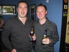Nige and Tom with very strong Belgian beers