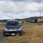 Tom going offroad while Gini takes some photos