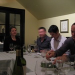 Nige after a few wines was feeling a little blurry