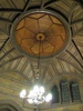 Wooden paneling on the ceiling 