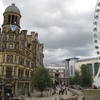 Near the site of the bomb blast