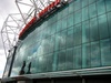 Outside Old Trafford 