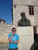 Hmm. Petar Hektorovic - a Croatian writer. At Stari Grad on Hvar island.