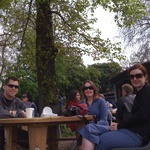 April: Kiwi coffee at Victoria Park with our new locals!