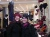 First stop, hat shop, for a little Paris winter head warmer! Made on site by two young Parisians.