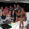 The final night of drunken antic cabin fever aboard our Croatian vessel.