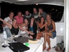 The final night of drunken antic cabin fever aboard our Croatian vessel.