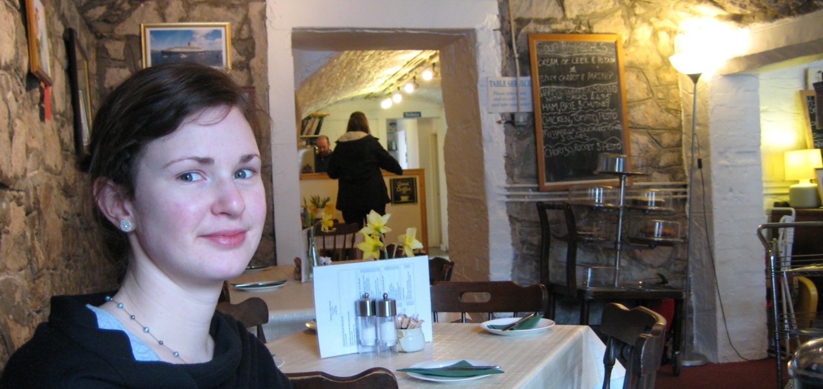 A cute little tea room in Stirling for lunch - Parsnip Soup and Ploughmans Lunch. Yum.