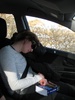Navigator has a snooze on our return to Callander