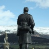 I can't find out who this dude is, but he's looking out towards Robert the Bruce and the Wallace Monument in the distance.