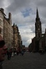 The main street of Edinburgh