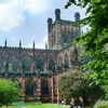 Chester's Cathedral, viewed from the wall