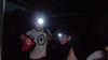 Anna and Perry don their headlamps with style