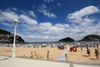 San Sebastian sand and beach