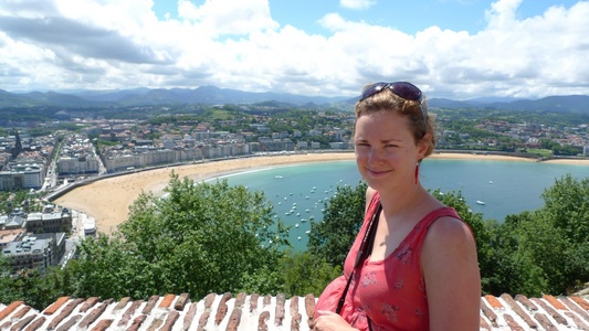 Gini and beach Gini and beach