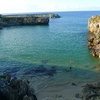 Our little bay for swimming when the tide was out