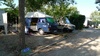 Valencia camping ground - surrounded by kiwis and Aussies in their homes